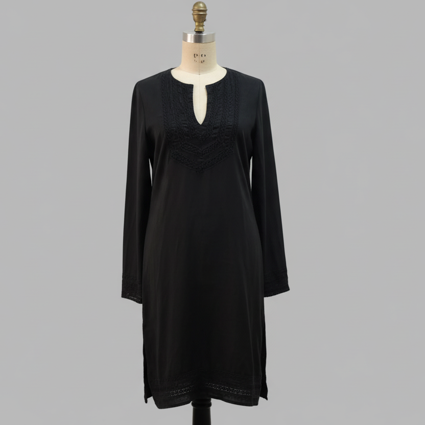 Robe tunique noire Zara