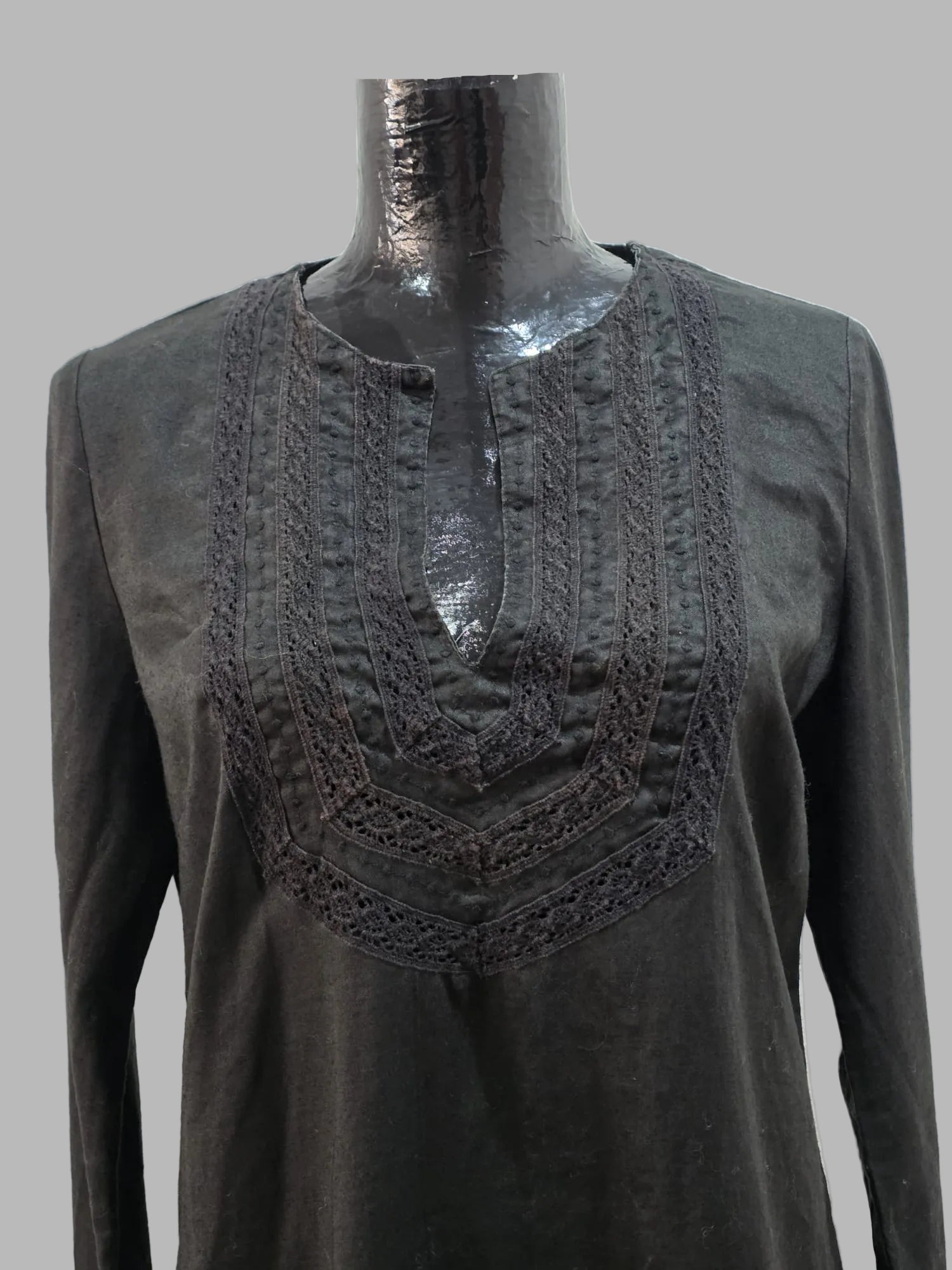 Robe tunique noire Zara