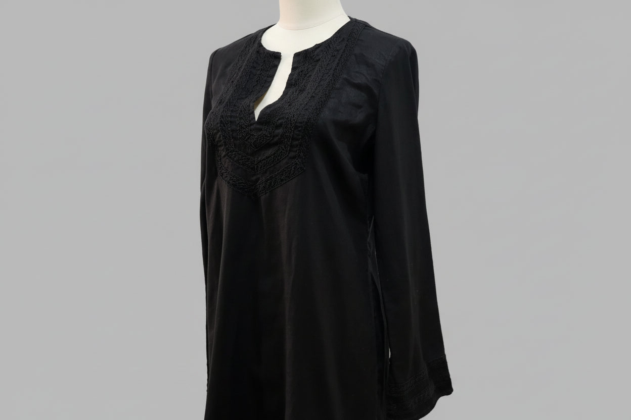 Robe tunique noire Zara