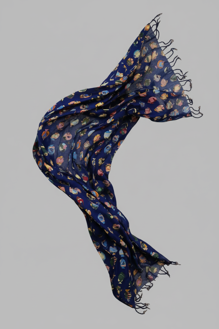 Pareo motivos peces de Silky Beach wear