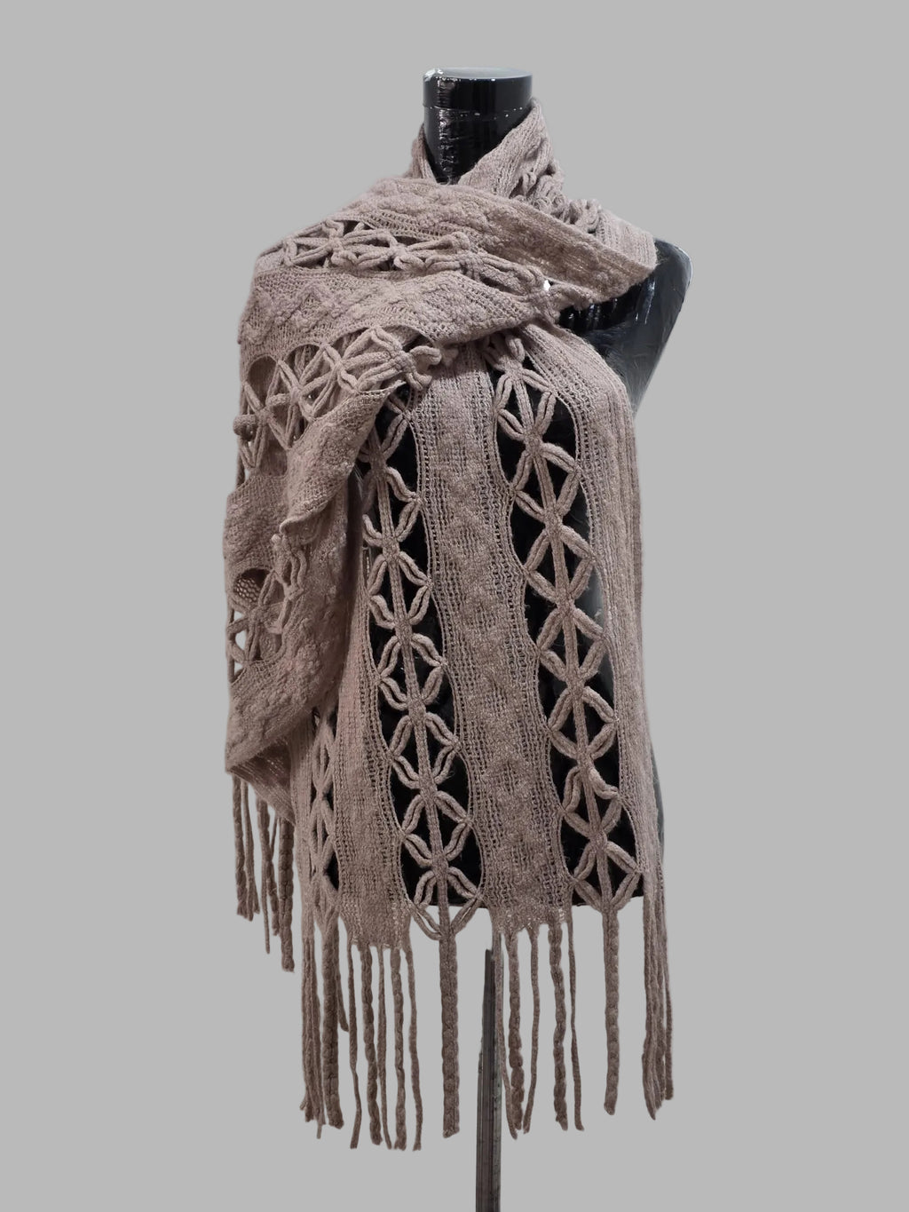 Bufanda rosa palo