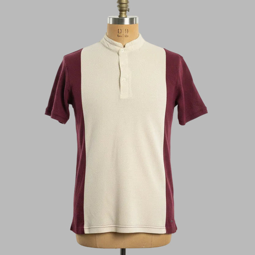 T-shirt col mao Inside