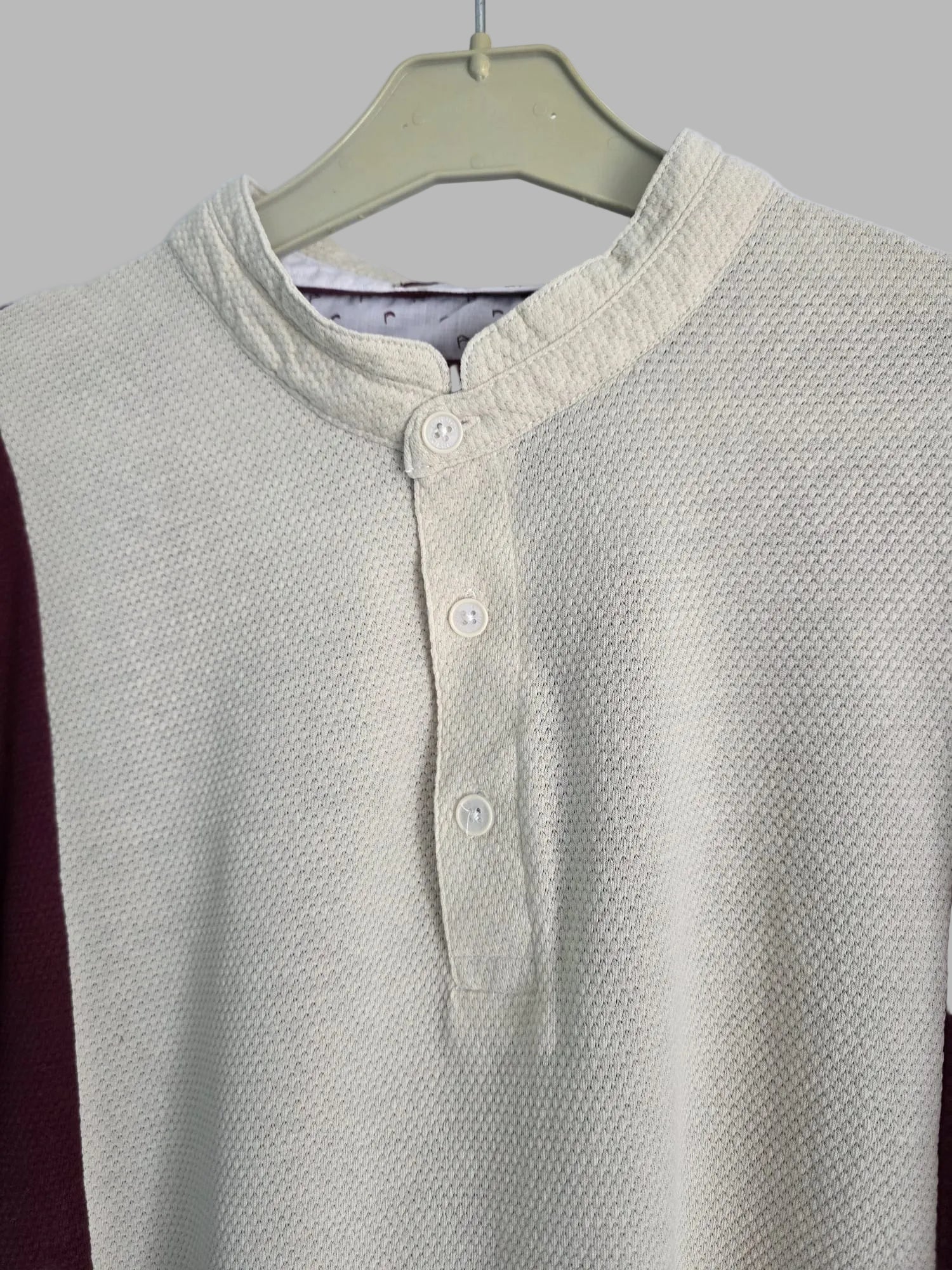 T-shirt col mao Inside