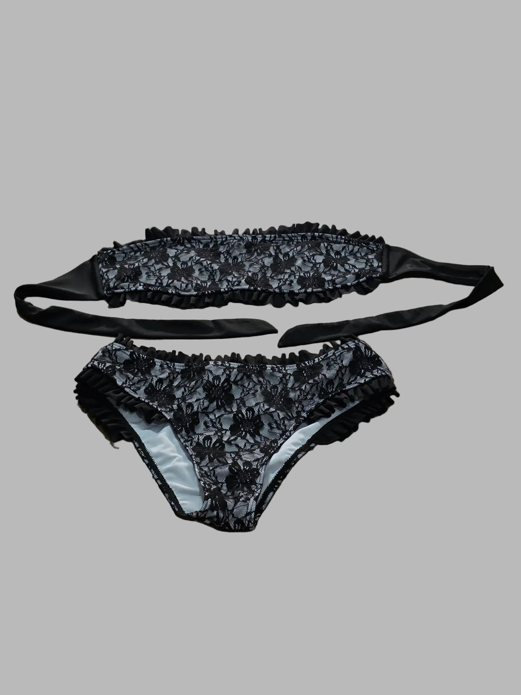 Bikini negro encaje