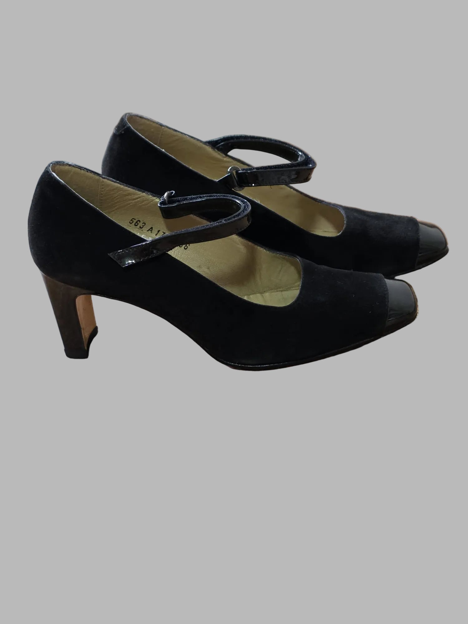 Schwarze Gasela-Schuhe