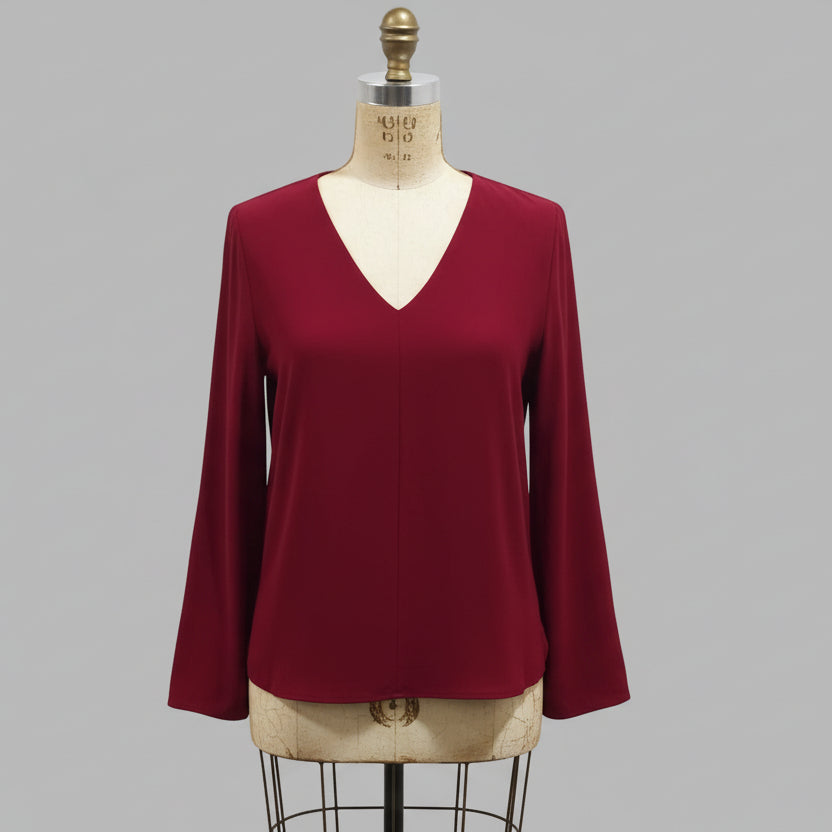 Blusa roja de Massimo Dutti