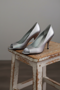 Zapatos plateados de Nine West