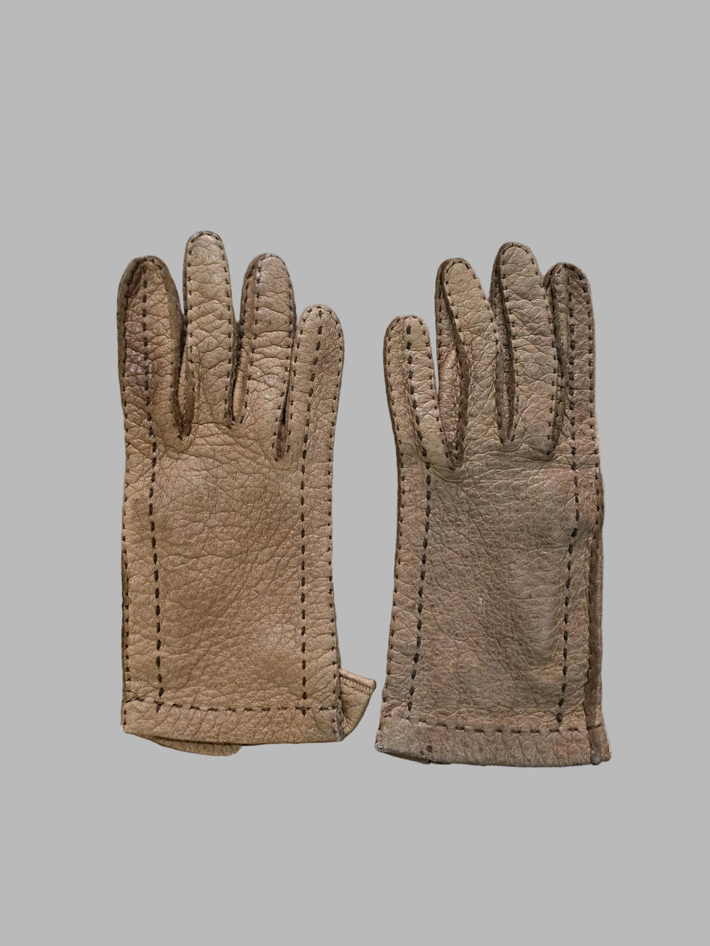 Guantes piel vintage