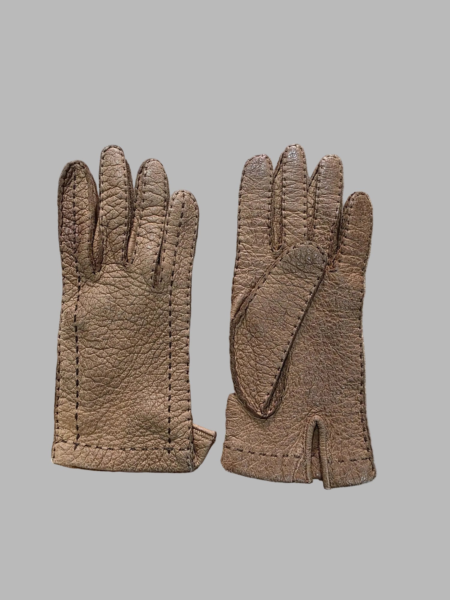 Guantes piel vintage