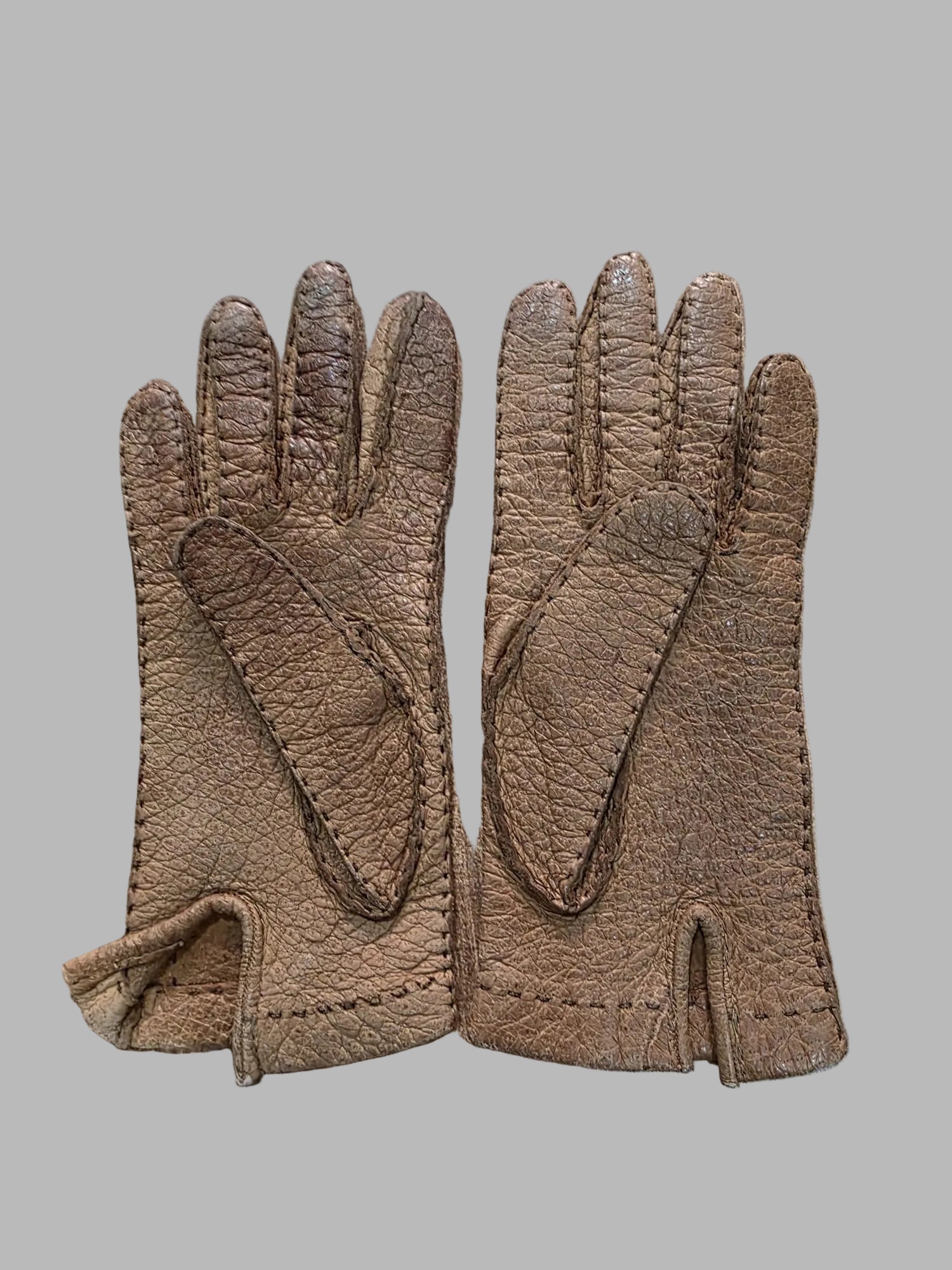 Guantes piel vintage