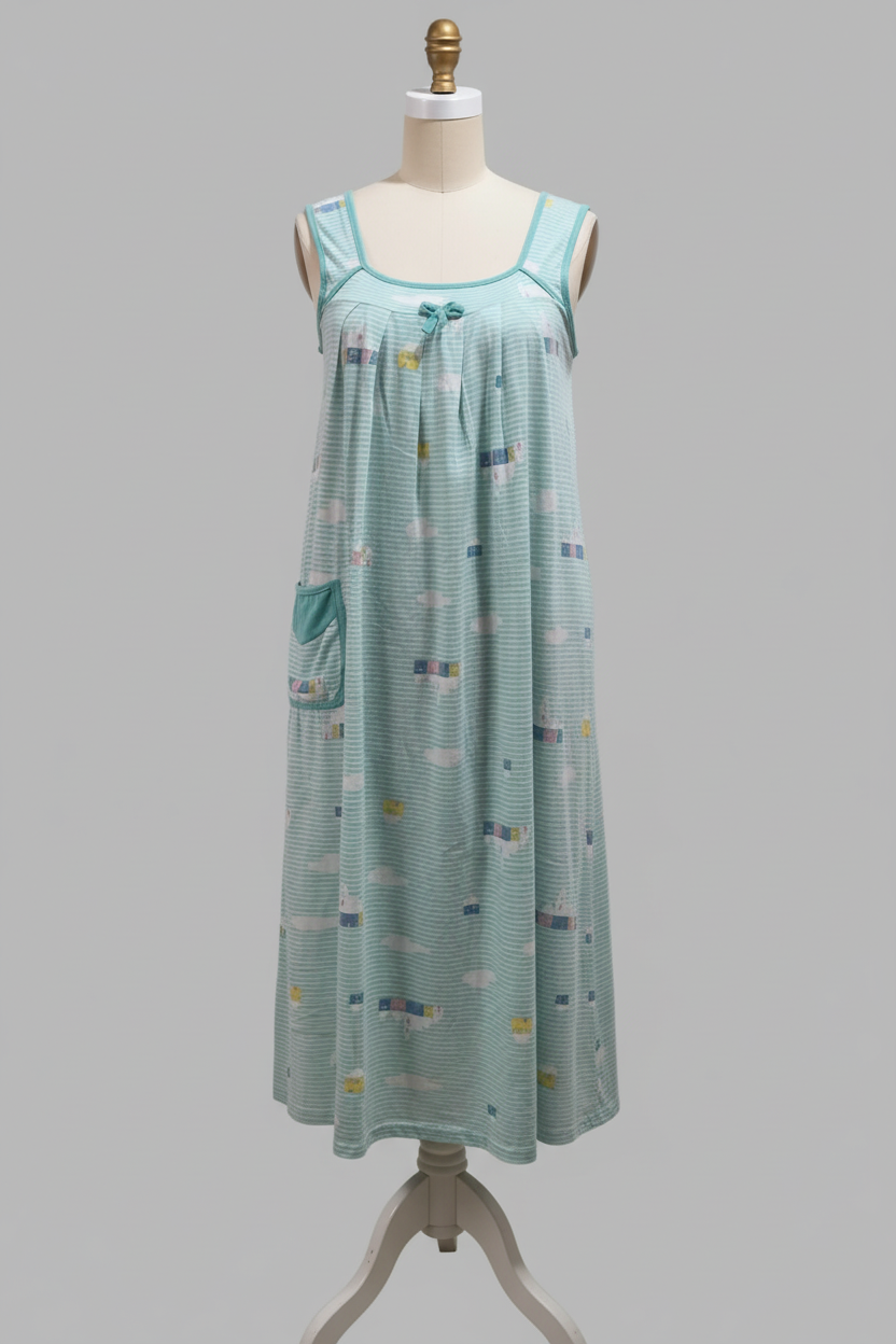 Camisón vintage a rayas