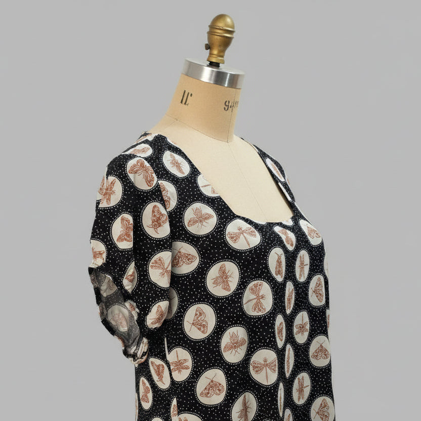 Kleid Schmetterlinge und Libellen von Lez a Lez