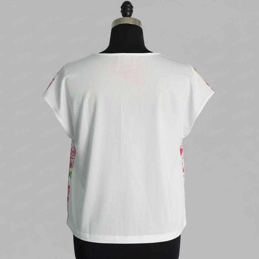 Blusa estampado floral vintage