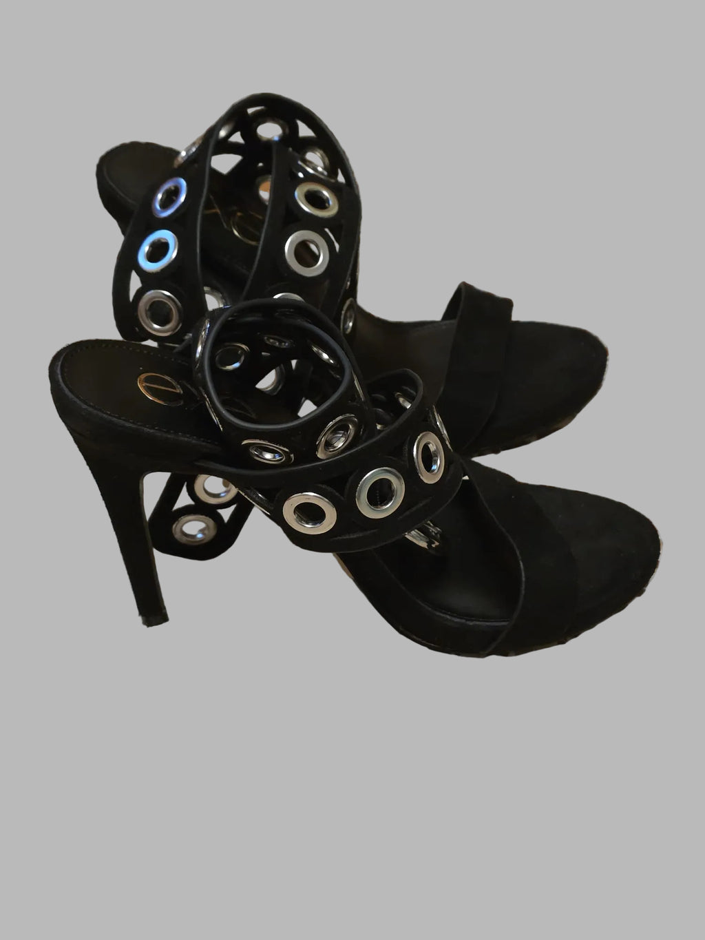 Sandalias negra altas de EXE