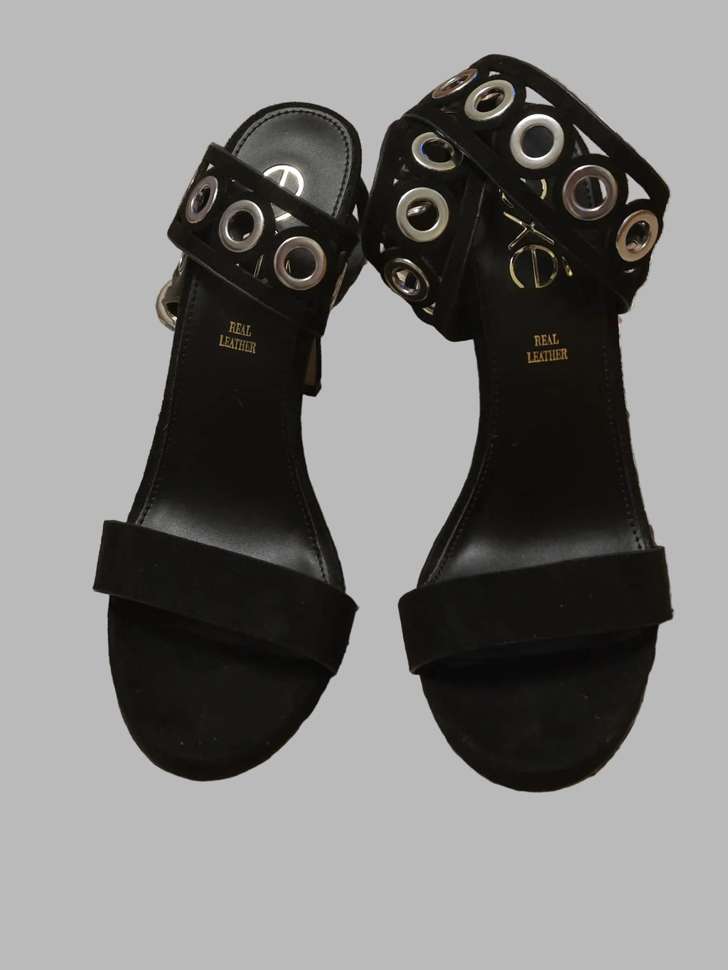 Sandalias negra altas de EXE