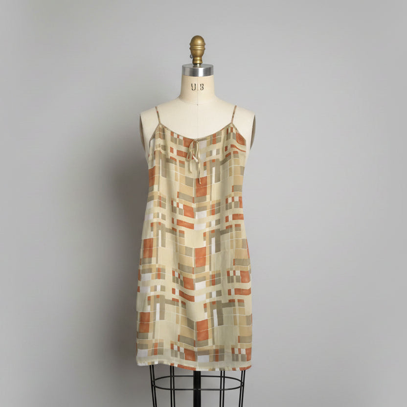 Robe vintage à bretelles
