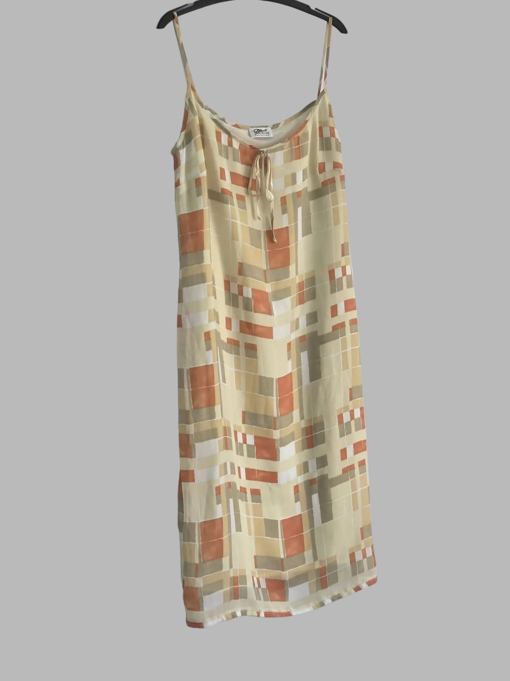 Robe vintage à bretelles
