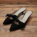 Zapatos negros mule de Massimo Dutti