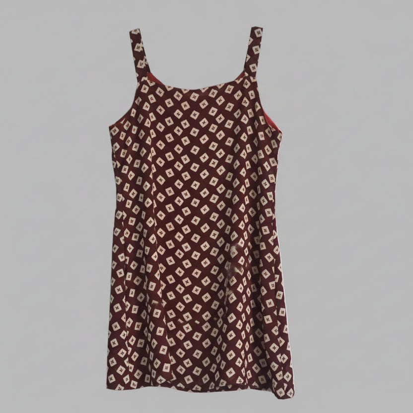 Vestido Mini Vintage "Italian Geo"