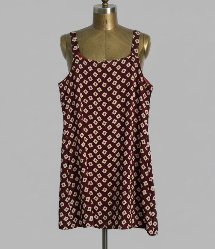 Vestido Mini Vintage "Italian Geo"