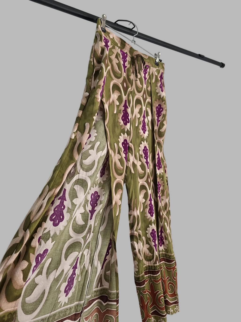 Pantalón Palazzo Boho con apertura lateral