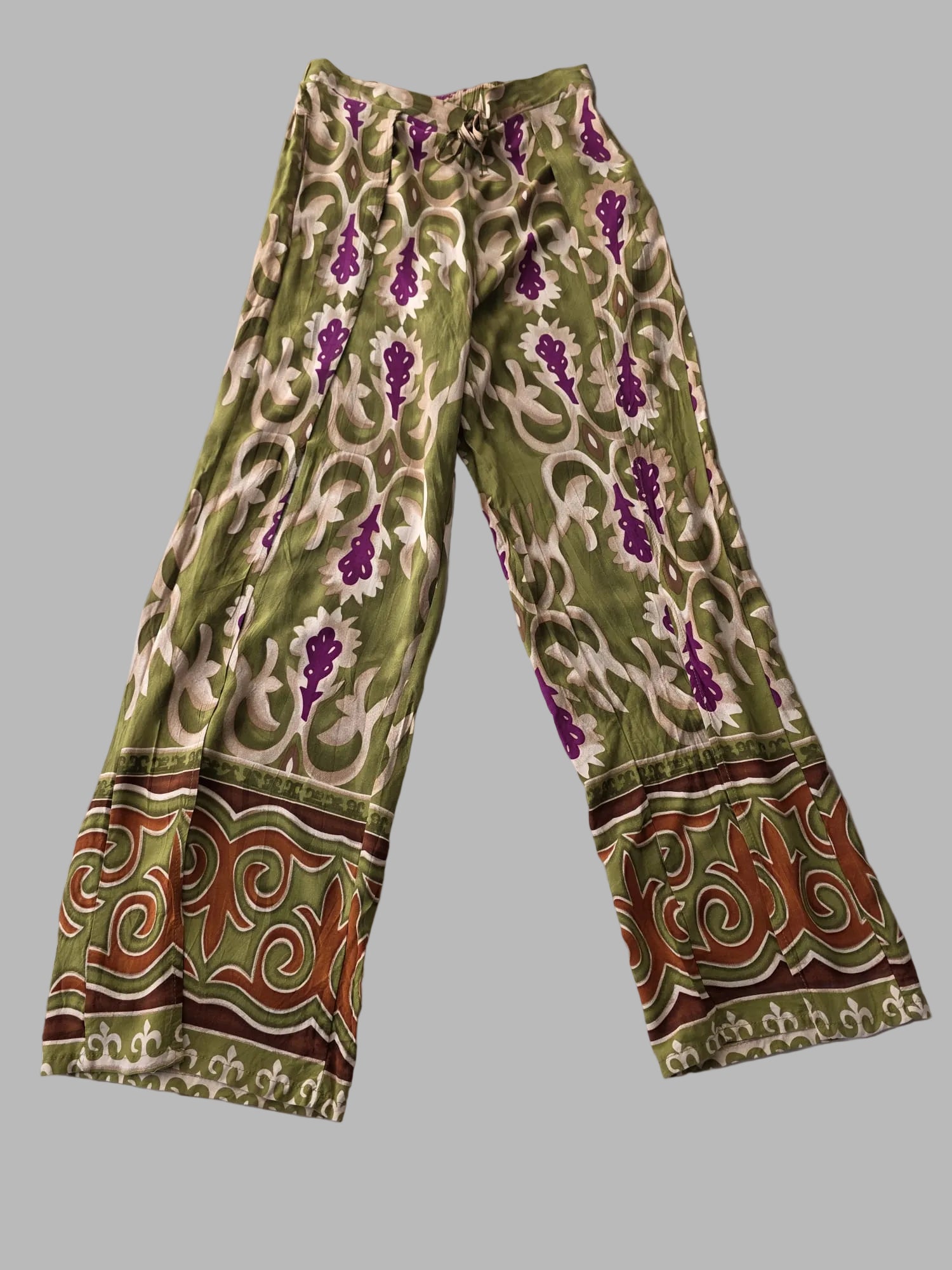 Pantalón Palazzo Boho con apertura lateral