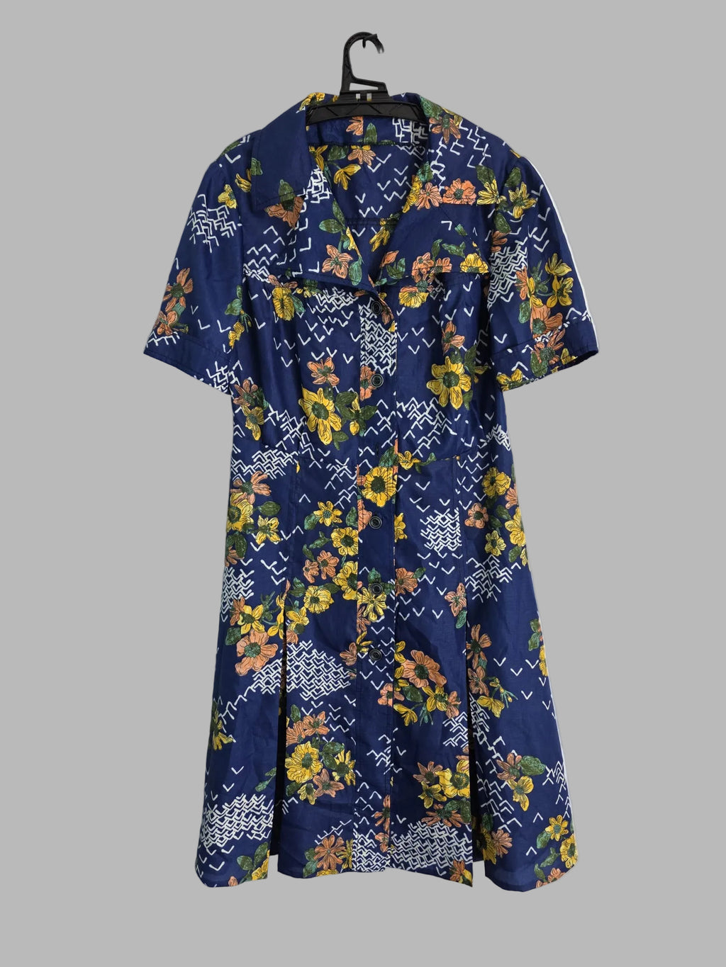 Vestido camisero italiano retro