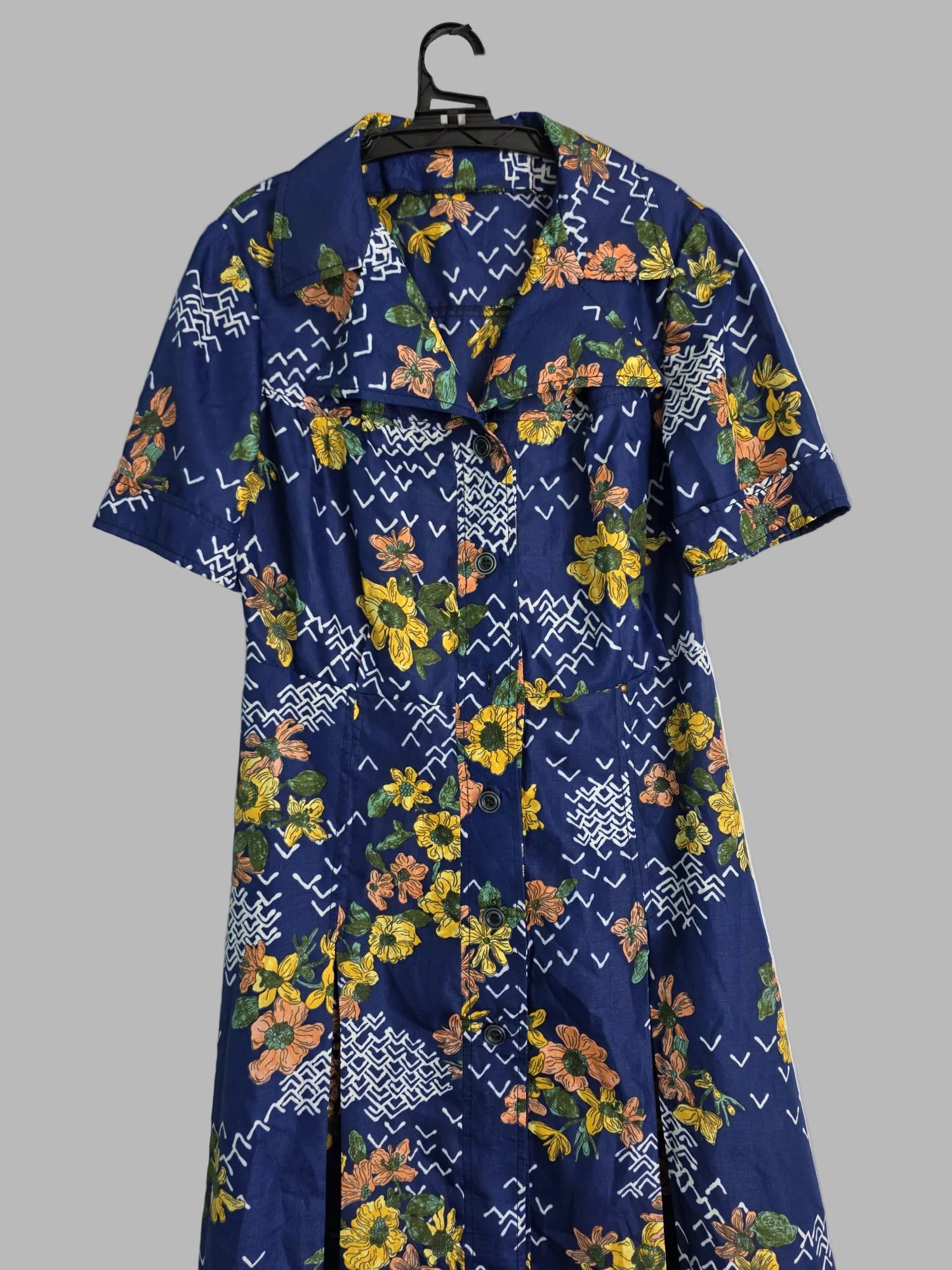 Vestido camisero italiano retro