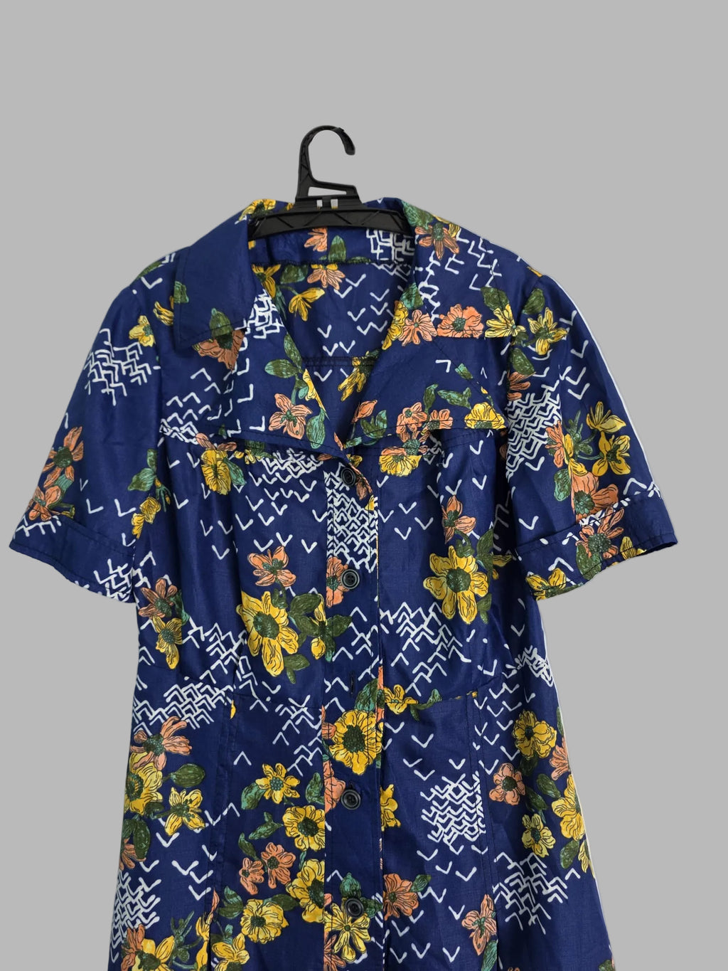 Vestido camisero italiano retro