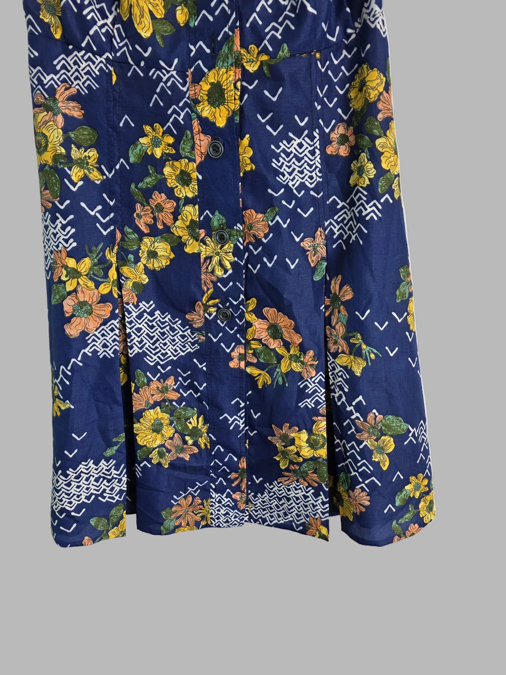 Vestido camisero italiano retro