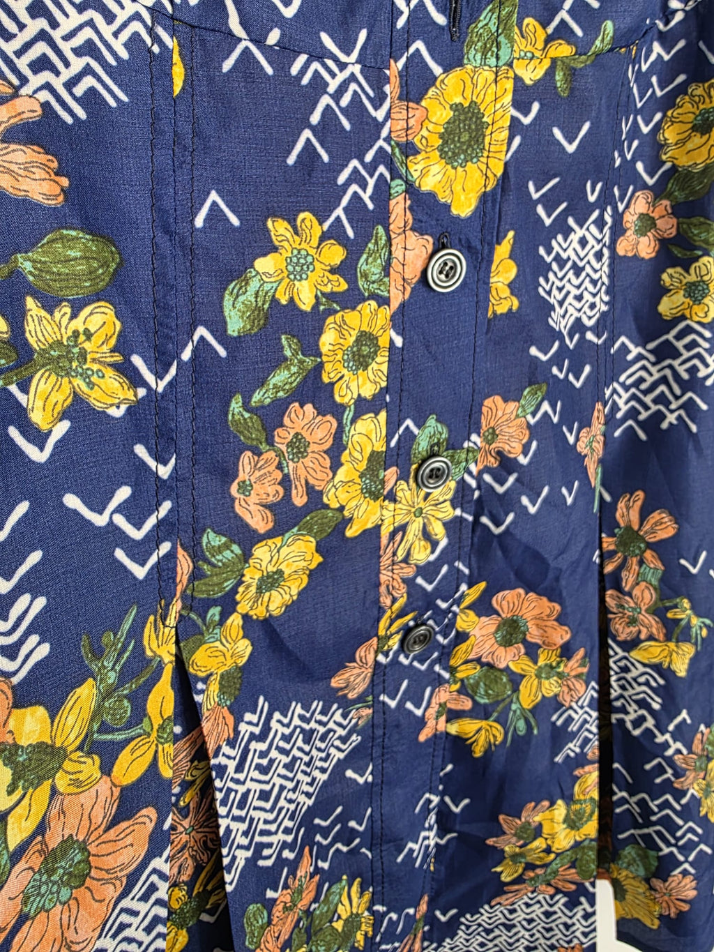 Vestido camisero italiano retro
