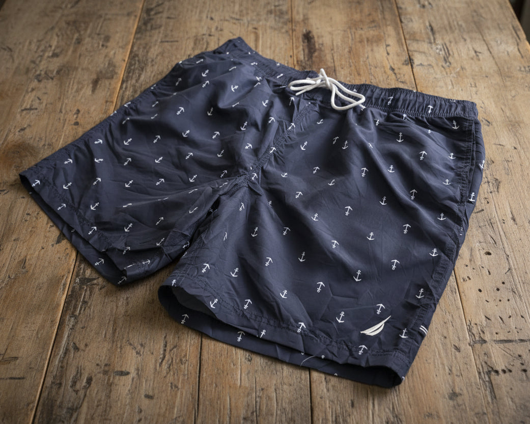 Nautica marineblaue Badehose für Herren