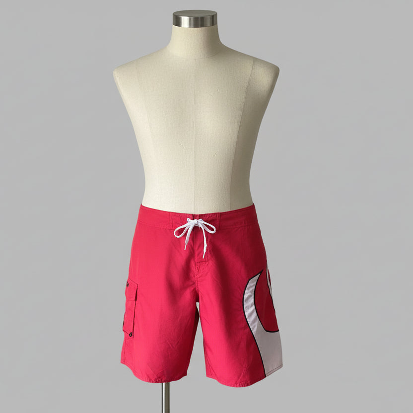 Bañador hombre rojo de Quiksilver retro