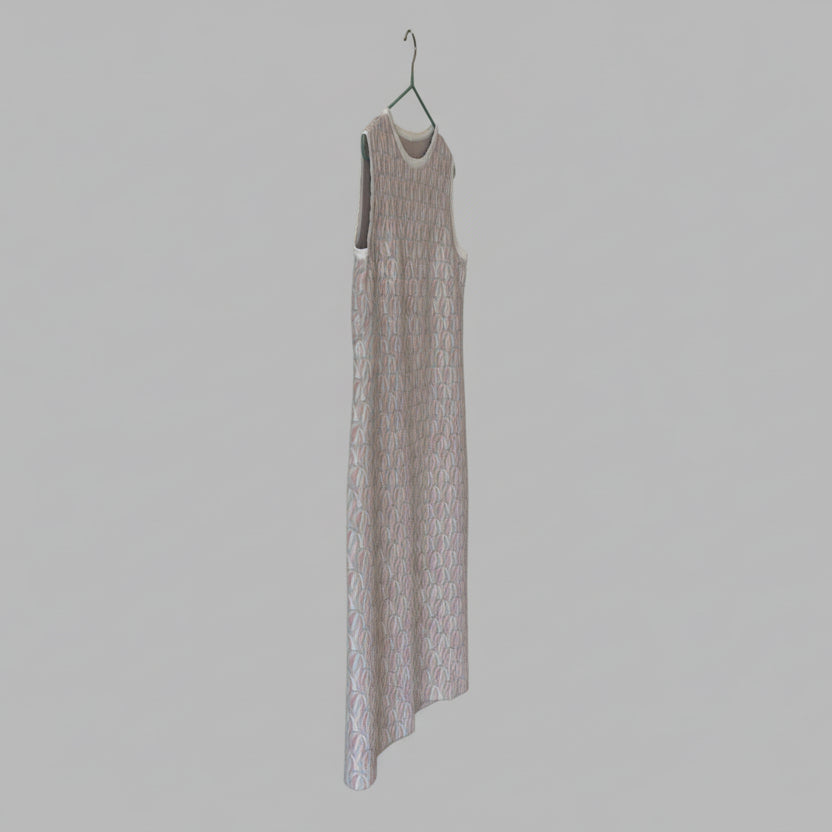Vestido sin mangas retro