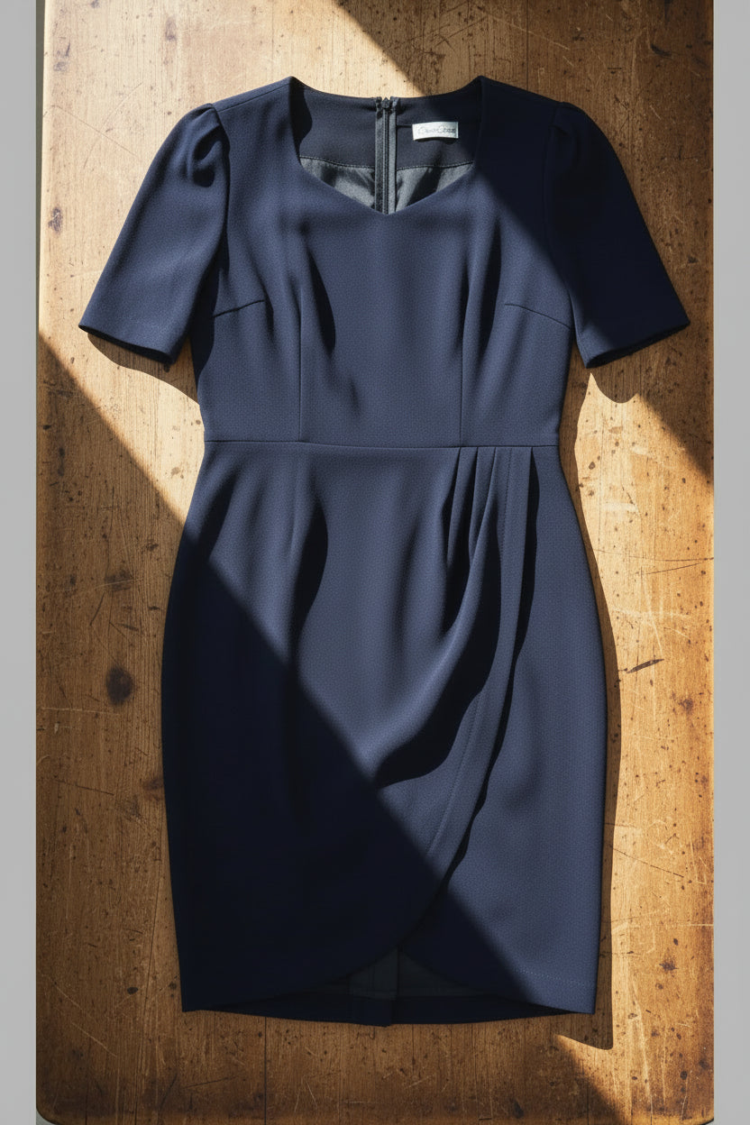 Robe vintage bleu marine Central Gallery