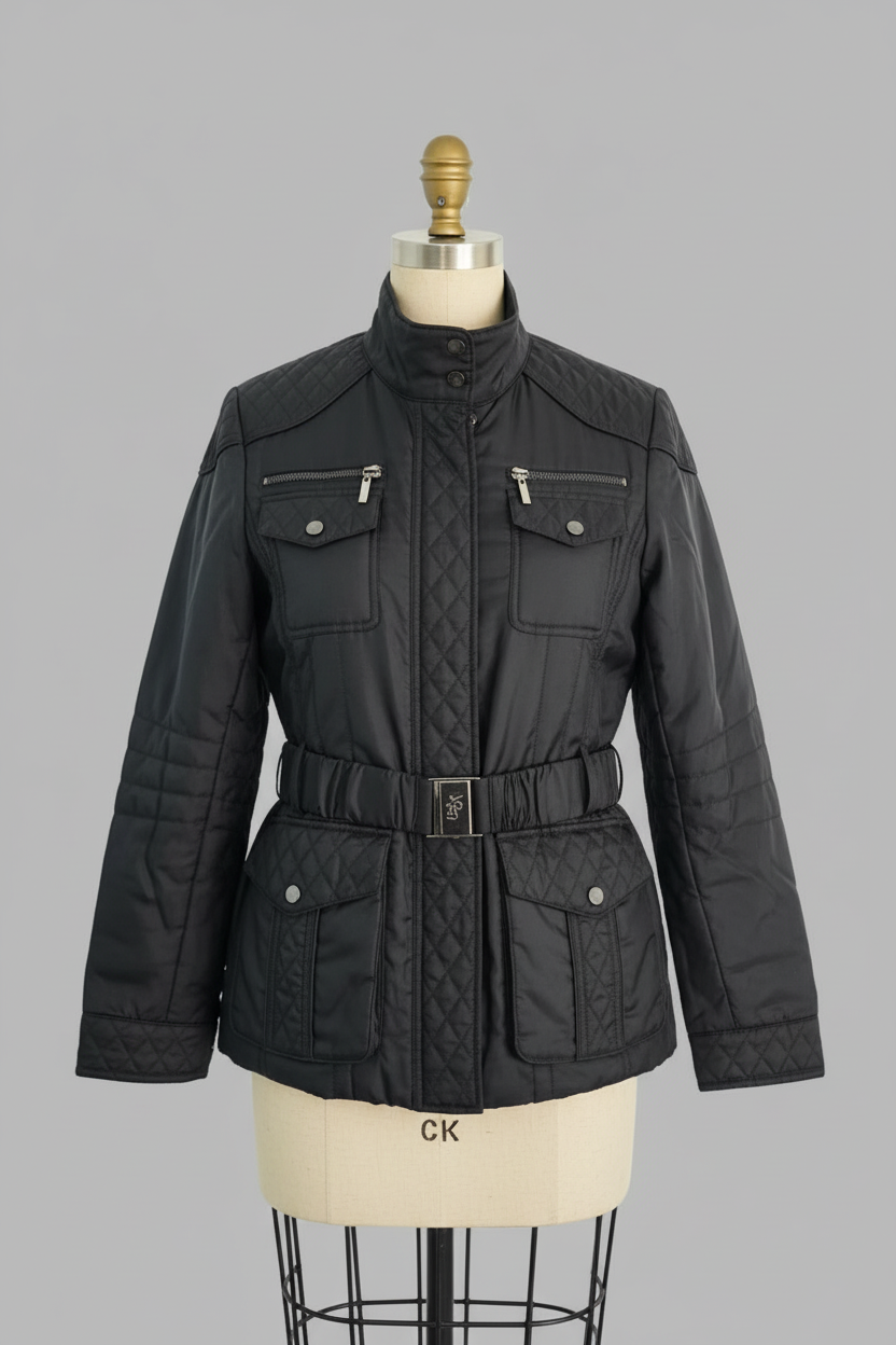 Chaqueta acolchada negra de Yera