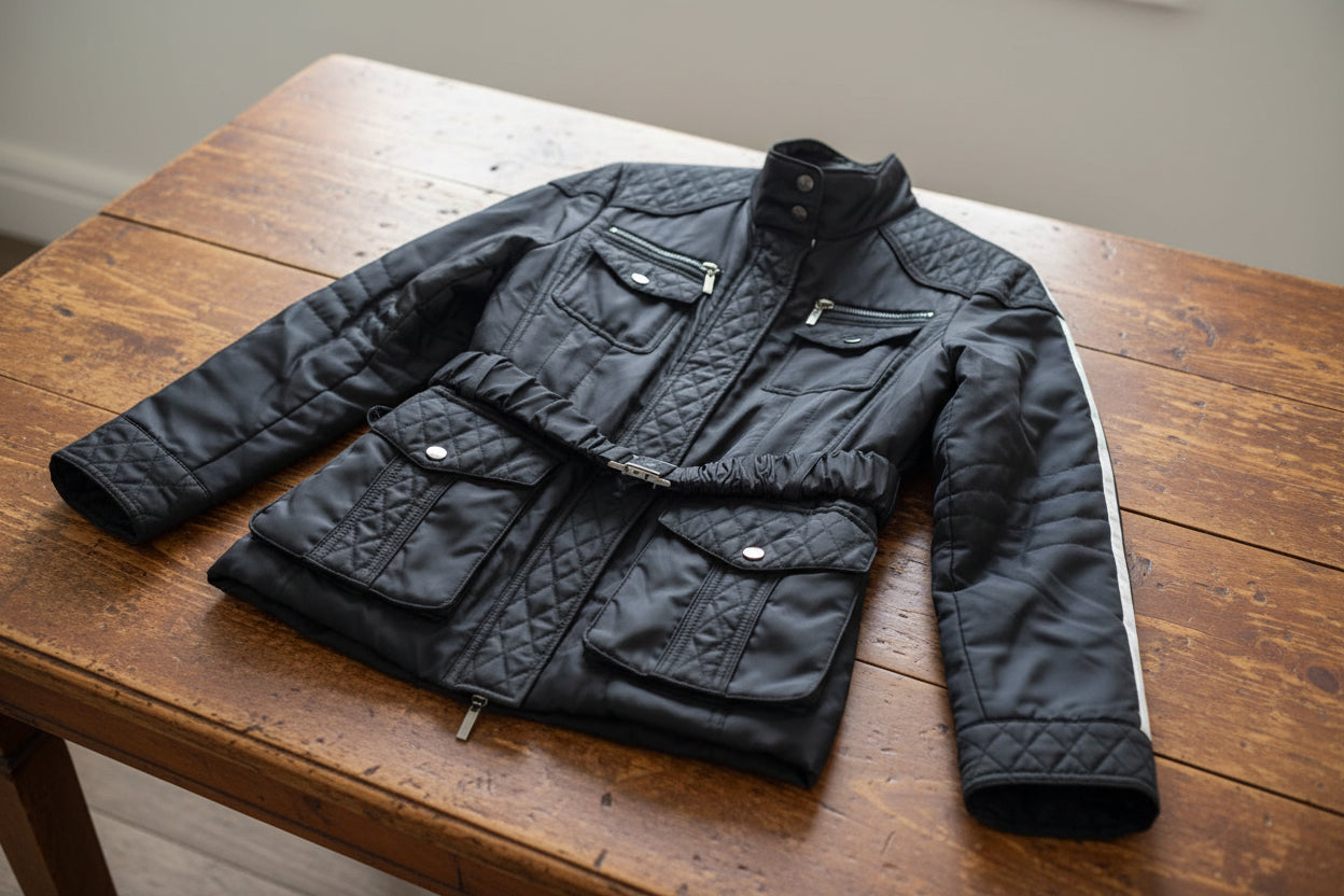 Chaqueta acolchada negra de Yera