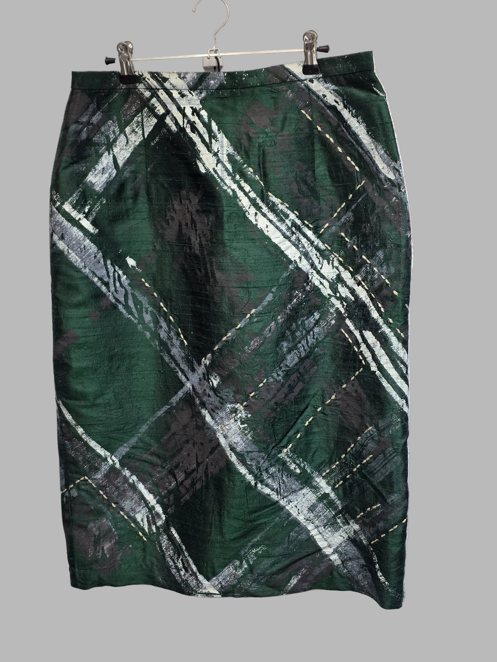Jupe verte Massimo Dutti