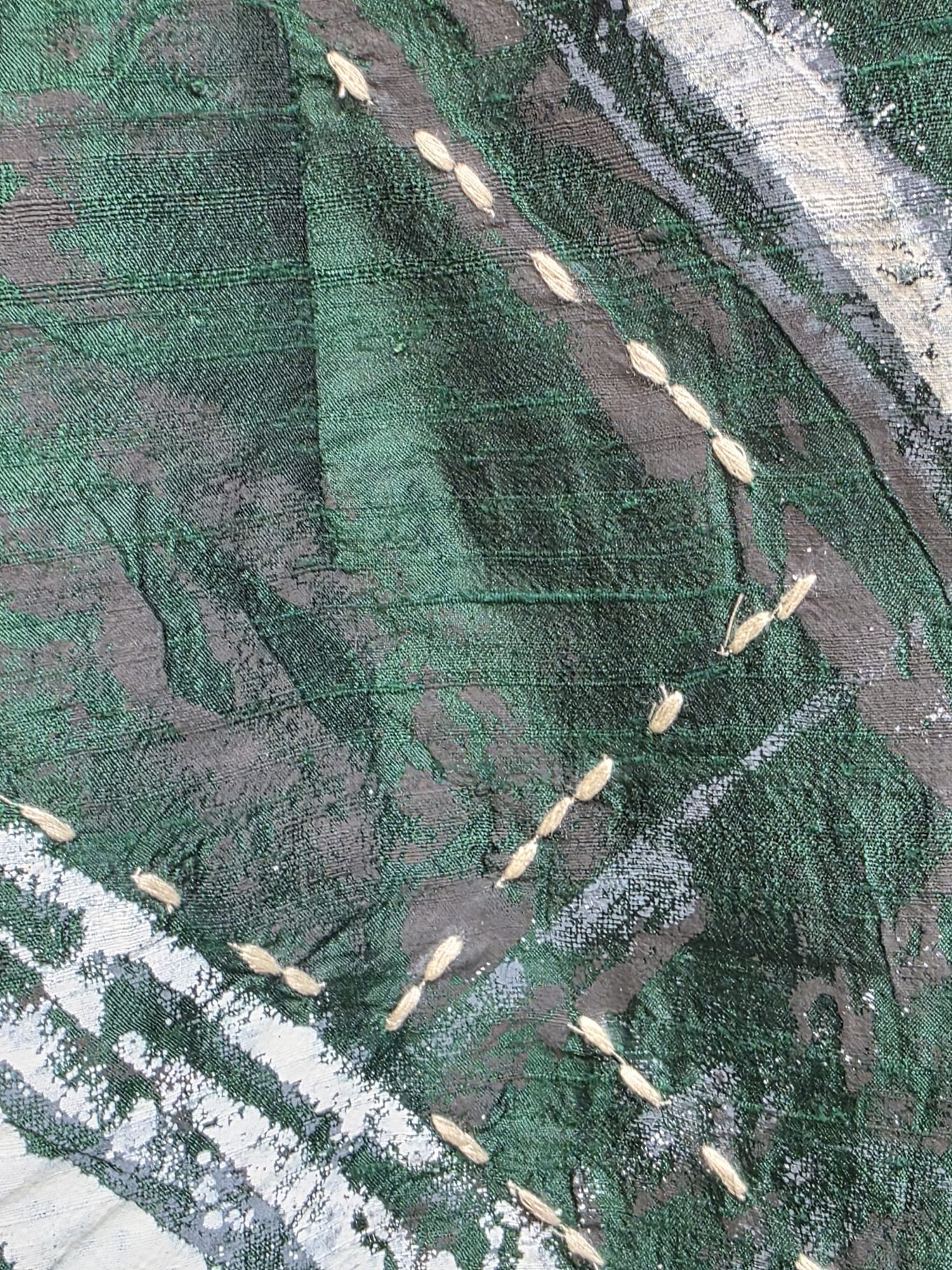 Jupe verte Massimo Dutti