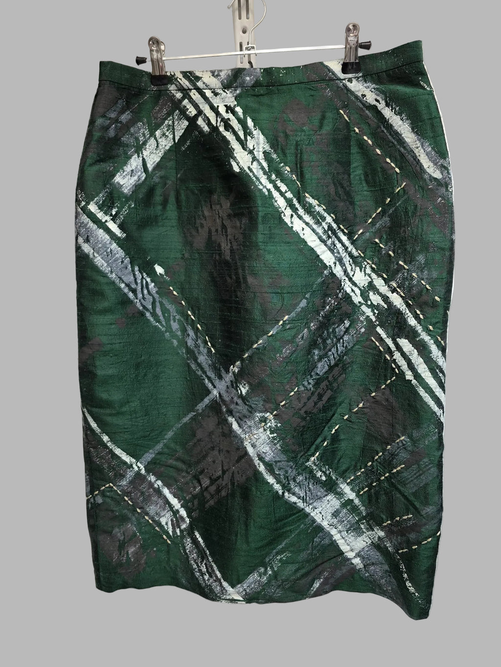 Jupe verte Massimo Dutti