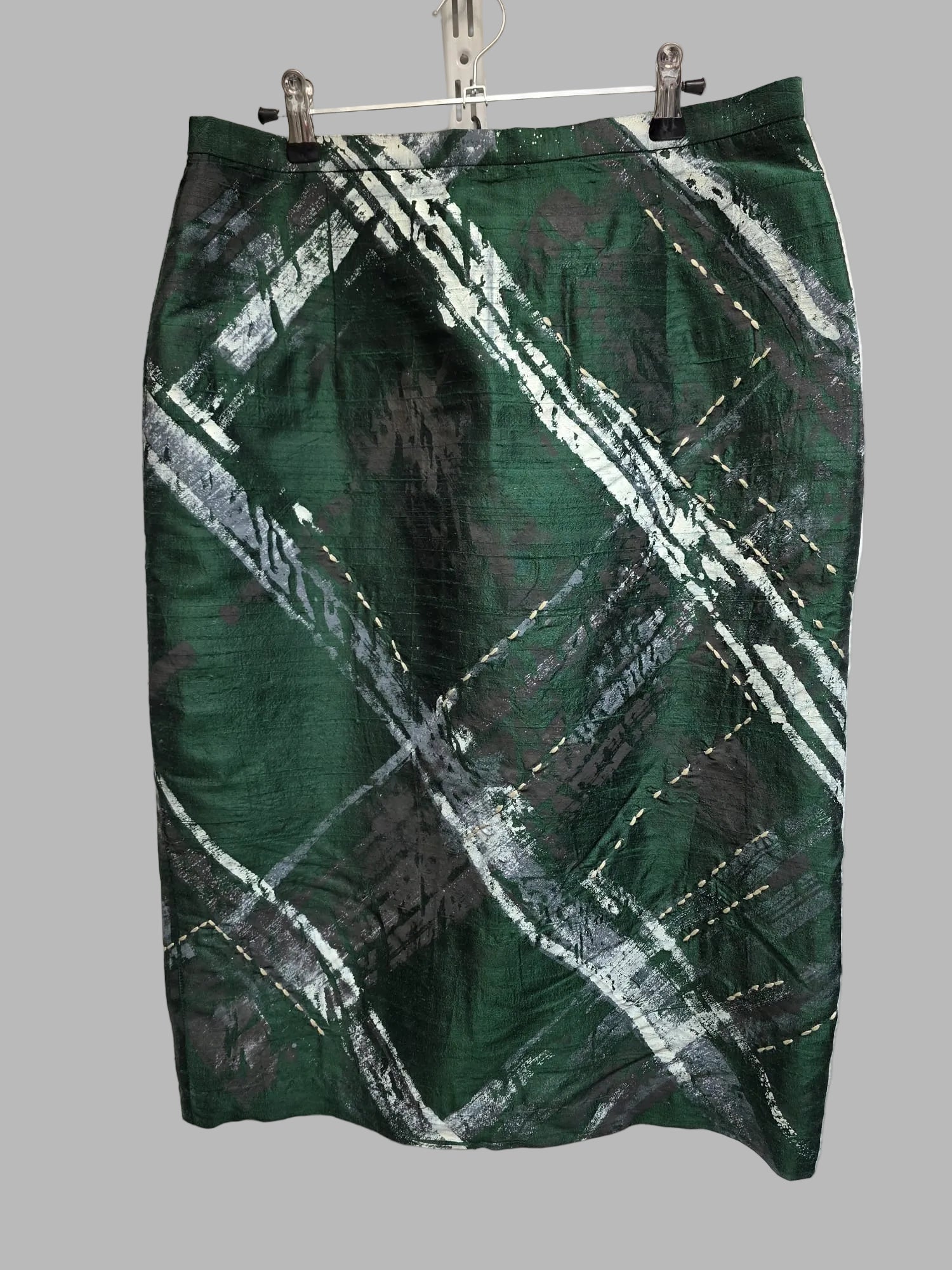 Jupe verte Massimo Dutti