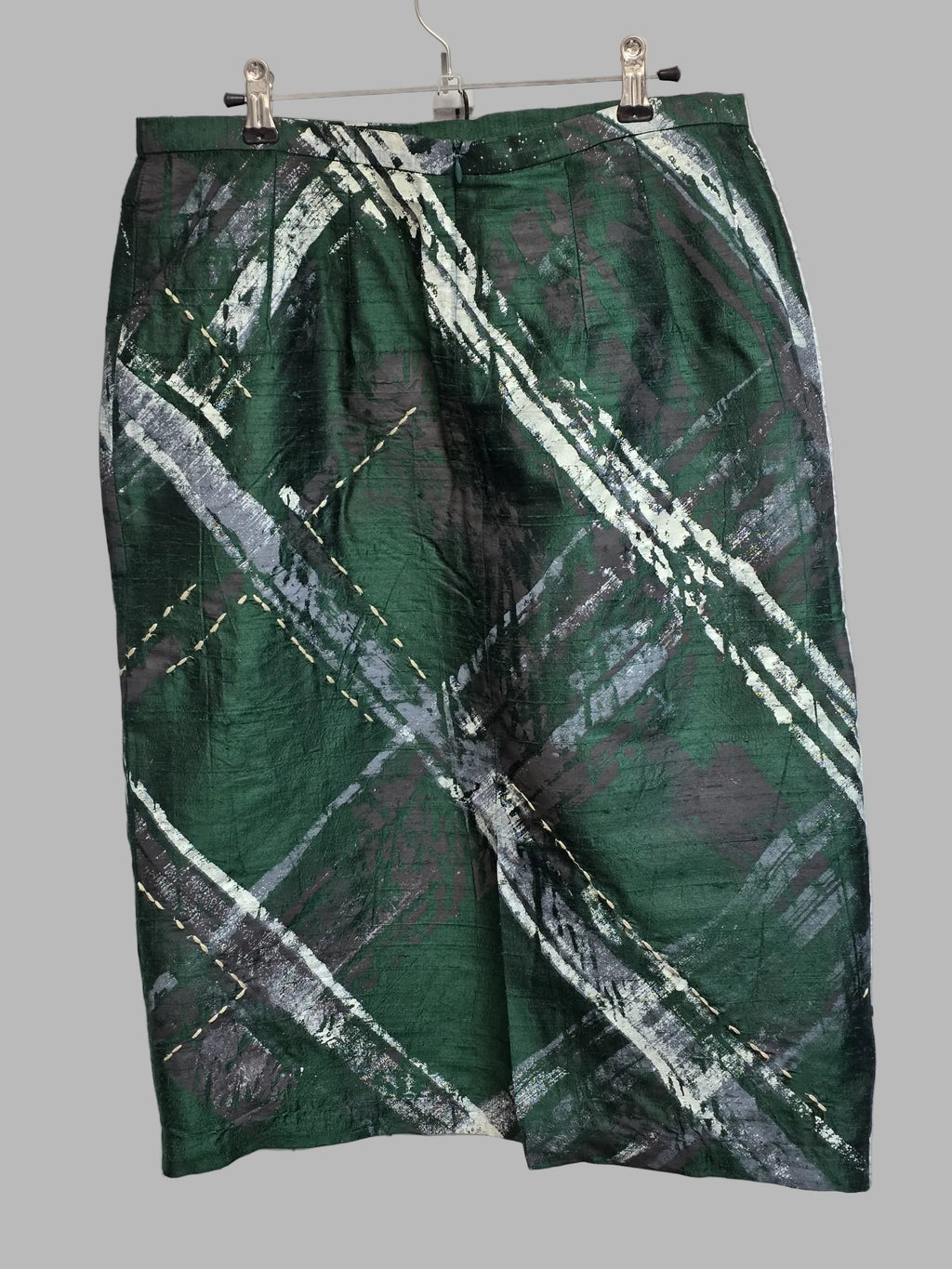 Jupe verte Massimo Dutti