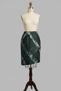 Jupe verte Massimo Dutti