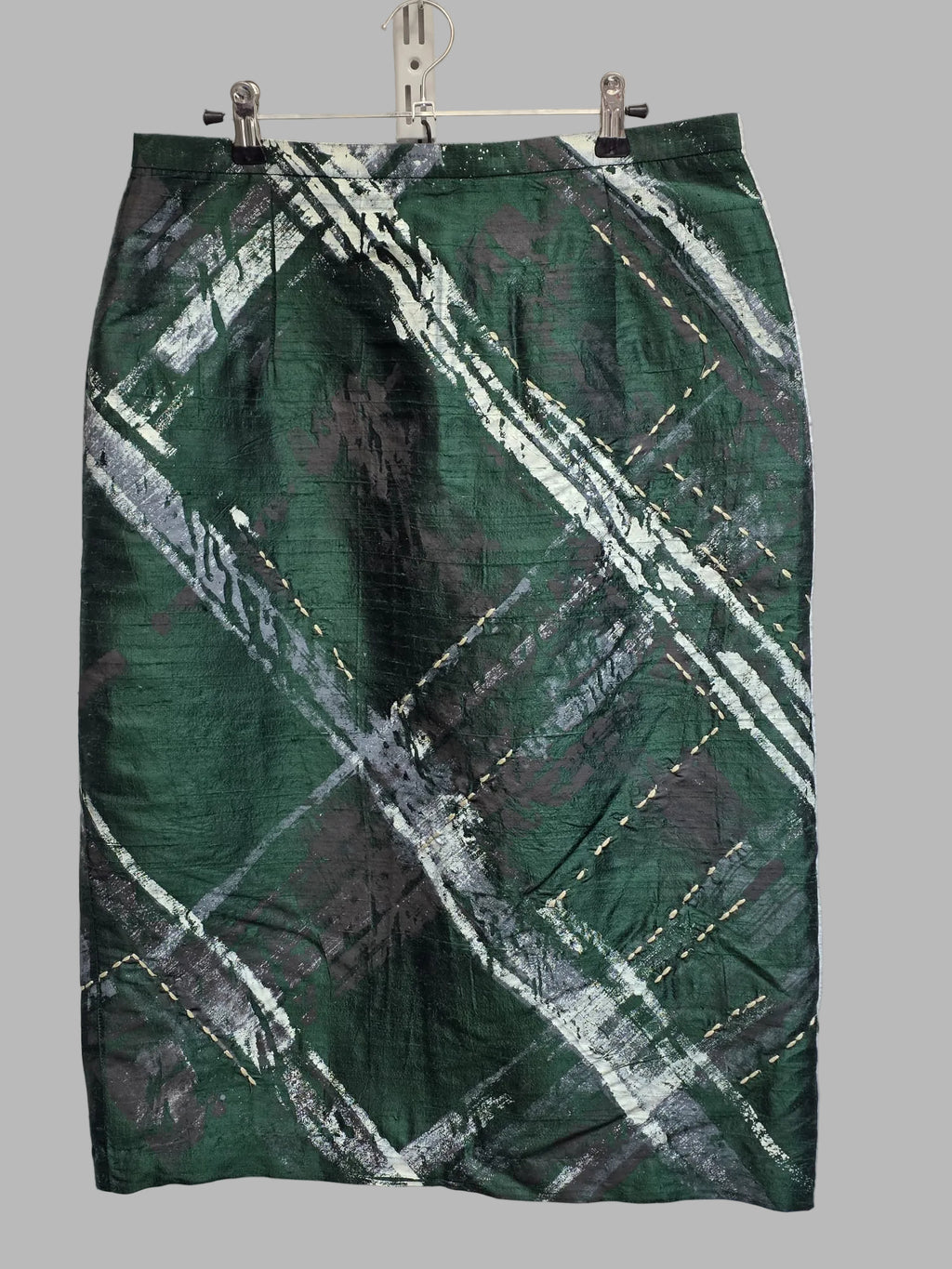 Jupe verte Massimo Dutti