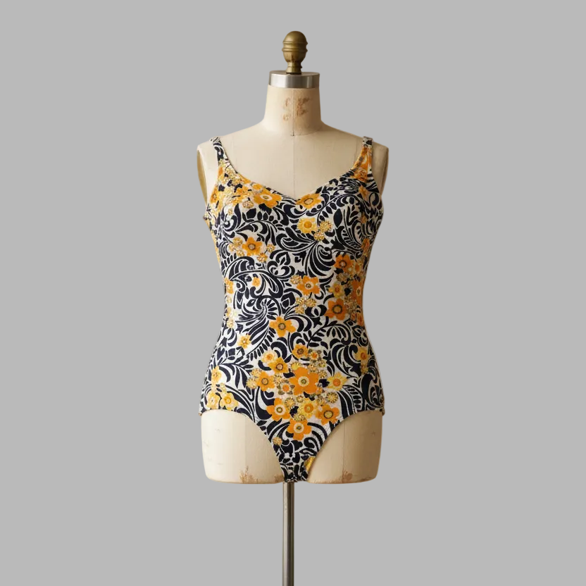Bañador vintage floral de Luxnailon