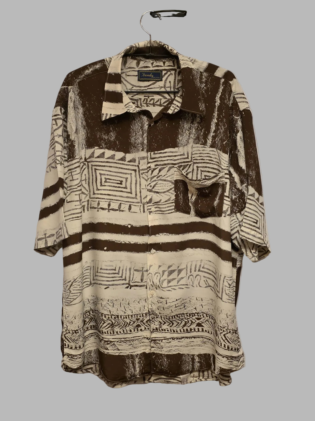 Camisa Vintage abstracta de Trendy