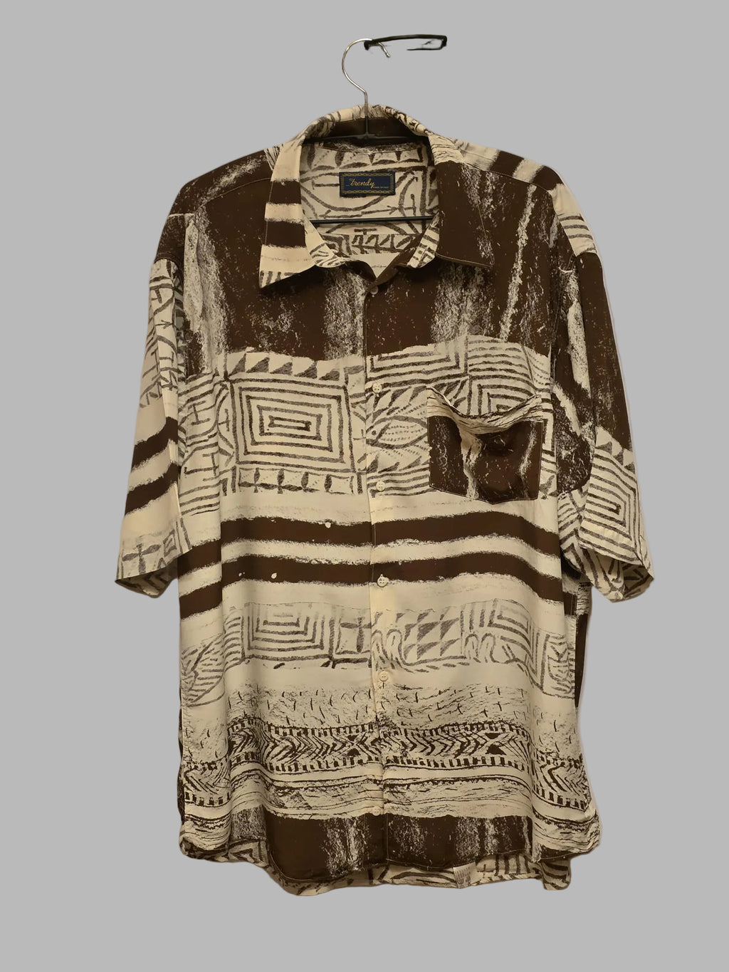 Camisa Vintage abstracta de Trendy