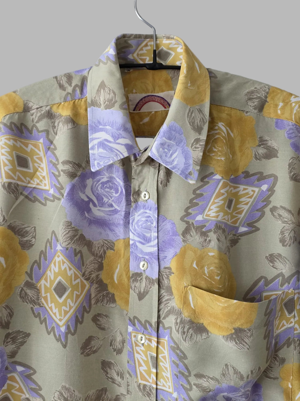 Chemise vintage fleurie Arcobaleno
