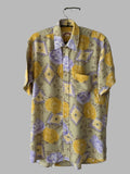 Chemise vintage fleurie Arcobaleno