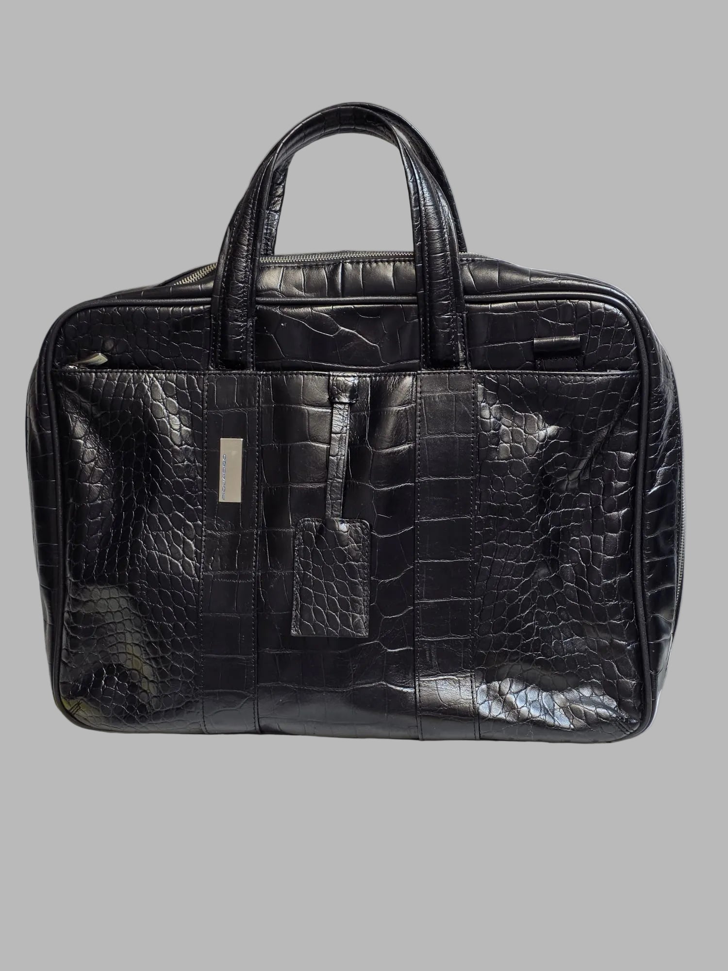 Maletín negro piel de Piquadro